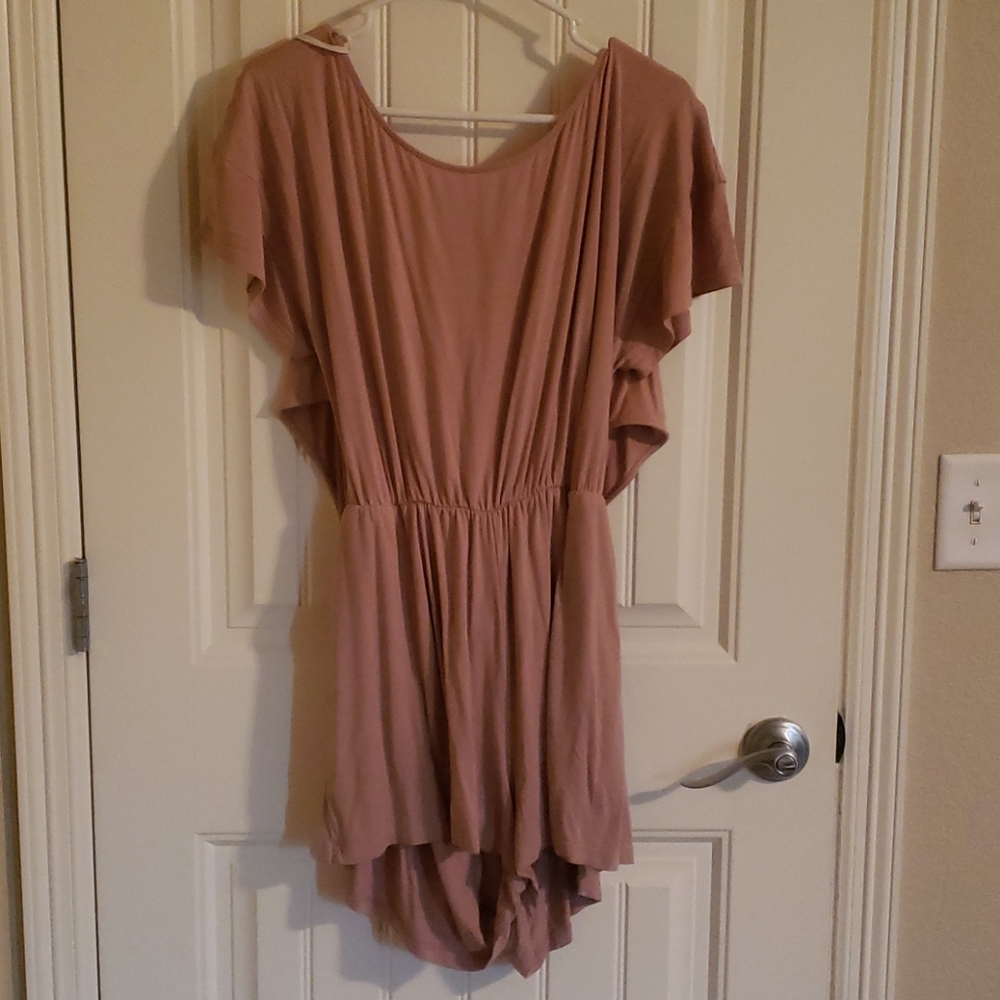 Medium blush onetheland romper.